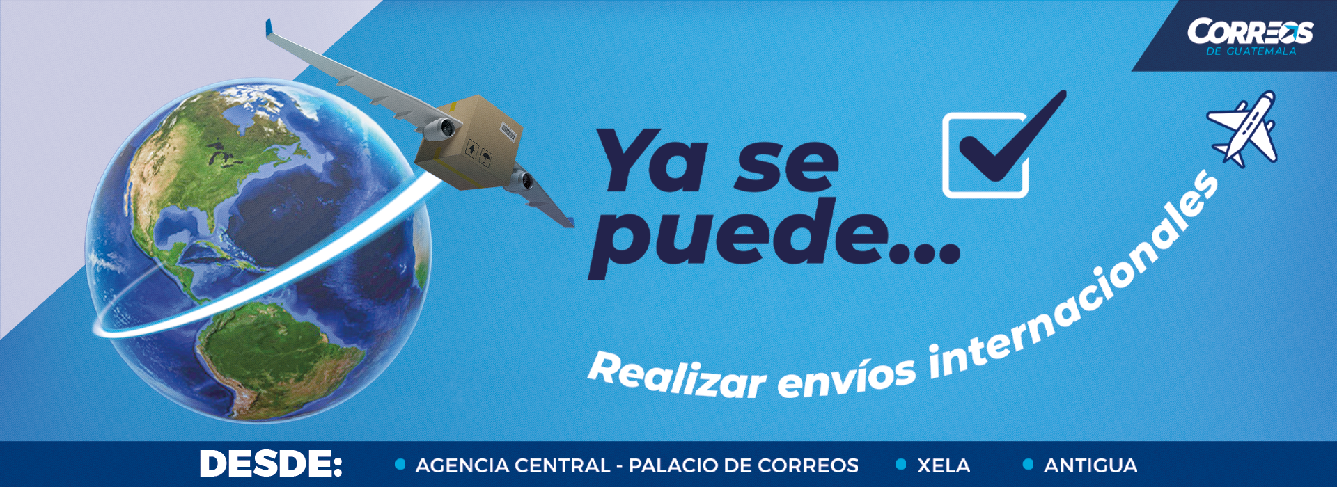 SLIDE YA SE PUEDE ENVÍOS INTERNACIONALES